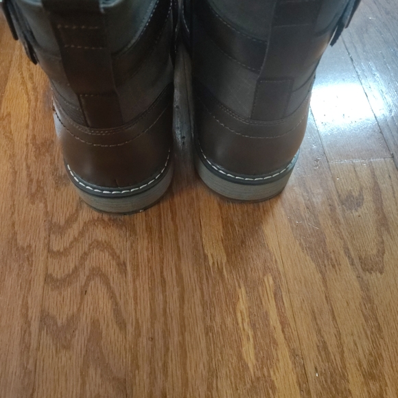 Steve Madden Dark Brown Leather Boots - Picture 7 of 8